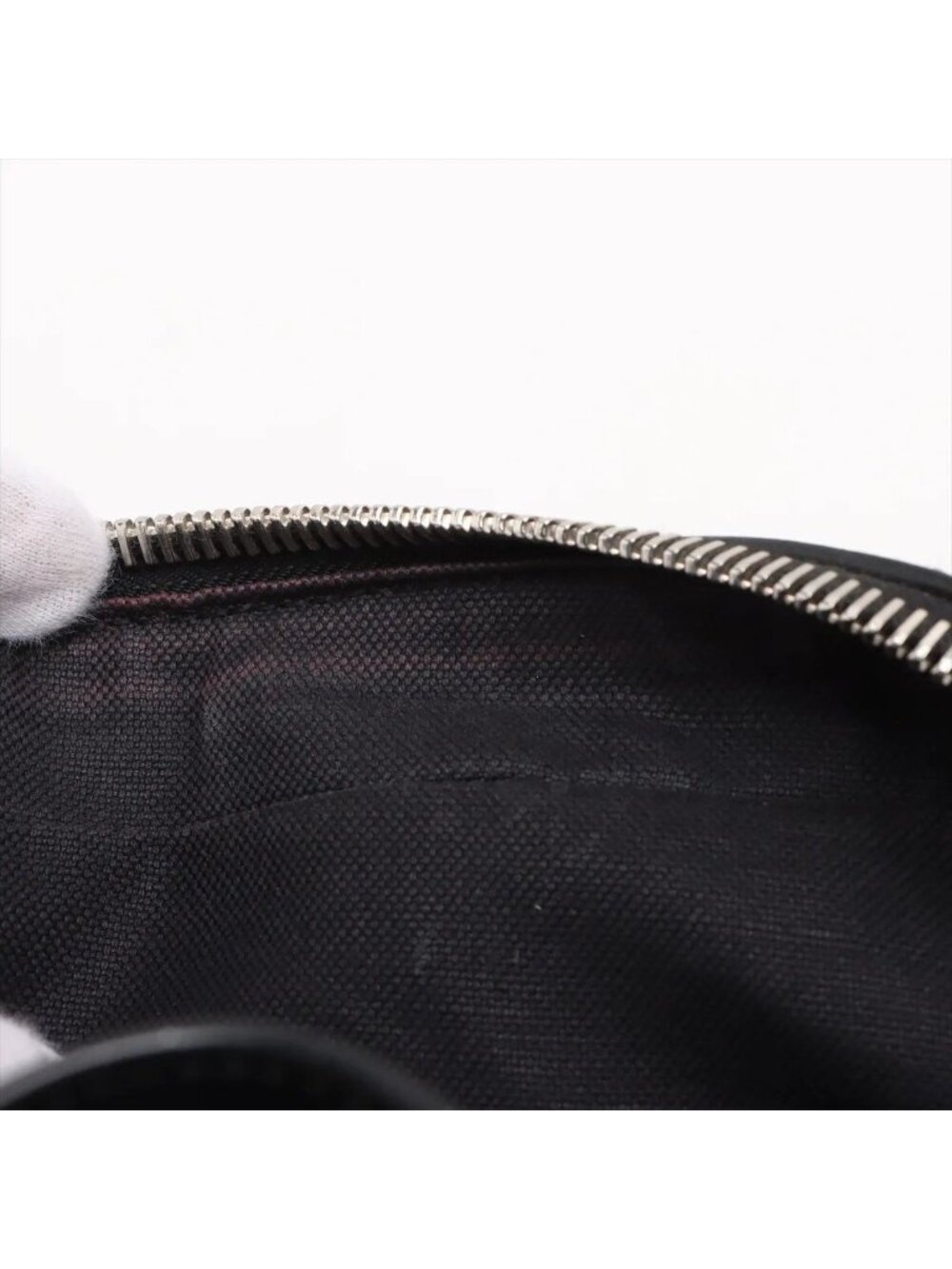 Gucci GG Supreme Sherry Line Leather Backpack Black - Picture 12 of 12
